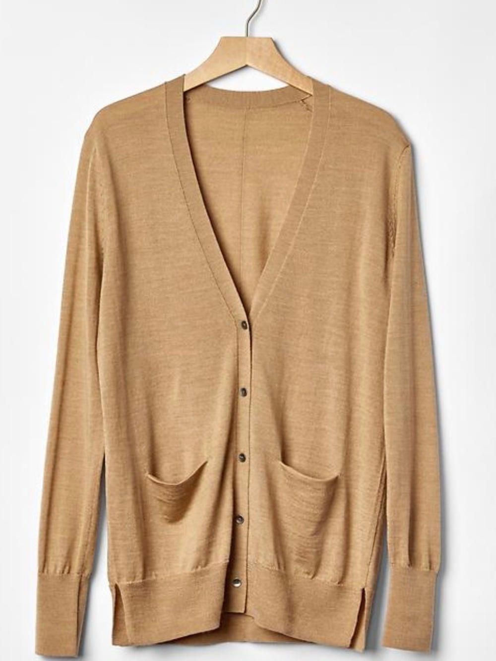 NWT Gap Merino Wool V-Neck Button Cardigan Large Petite